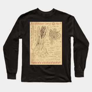 Frankenstein's Diary. Page 4. Long Sleeve T-Shirt